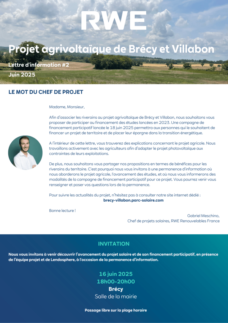 Lettre d'information n°2