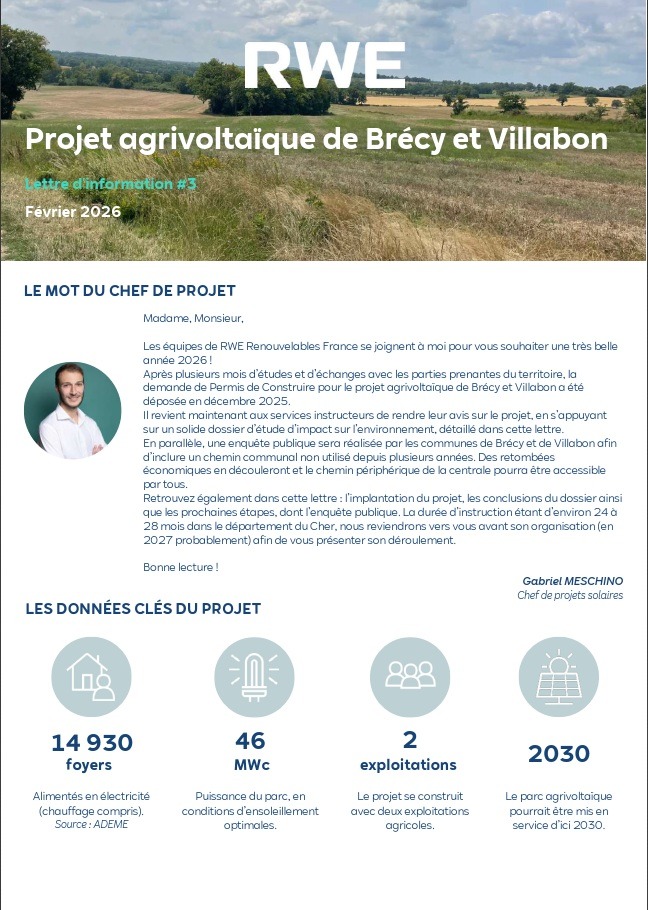 Lettre d'information n°3